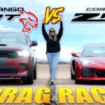 Durango Hellcat vs Corvette Z06 - A Surprising Drag Race Showdown