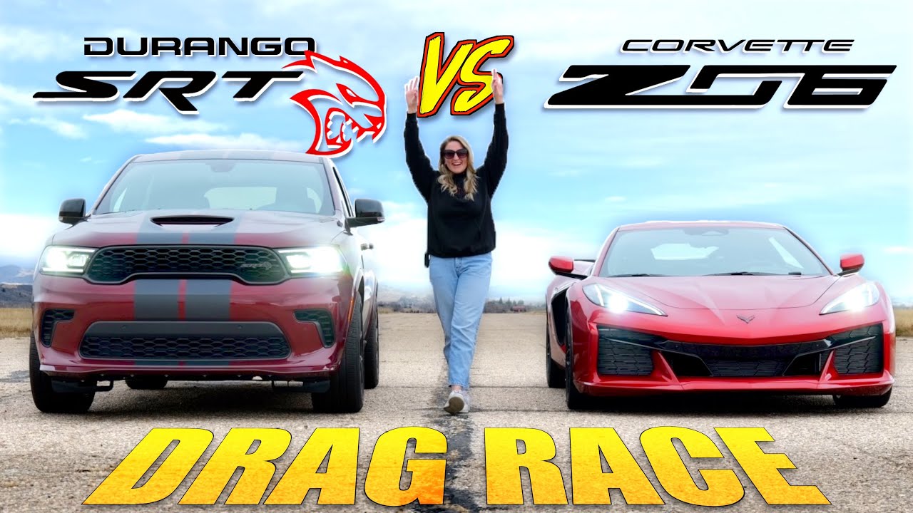Durango Hellcat vs Corvette Z06 - A Surprising Drag Race Showdown