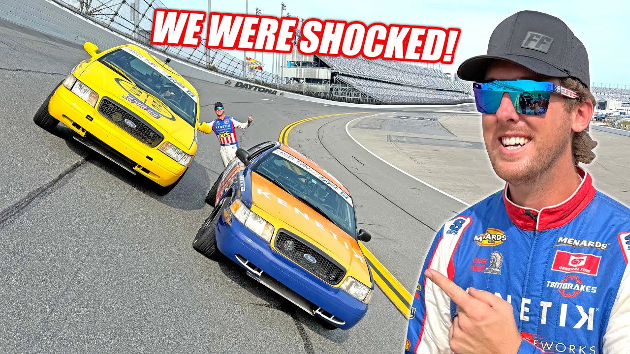 Daytona Crown Vic Race - How Fast Can These Used Cars Go?