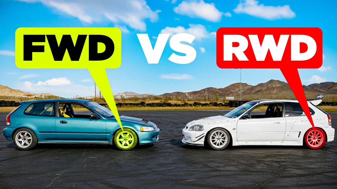 FWD vs RWD Honda Civic: Performance and Driving Experience Compared