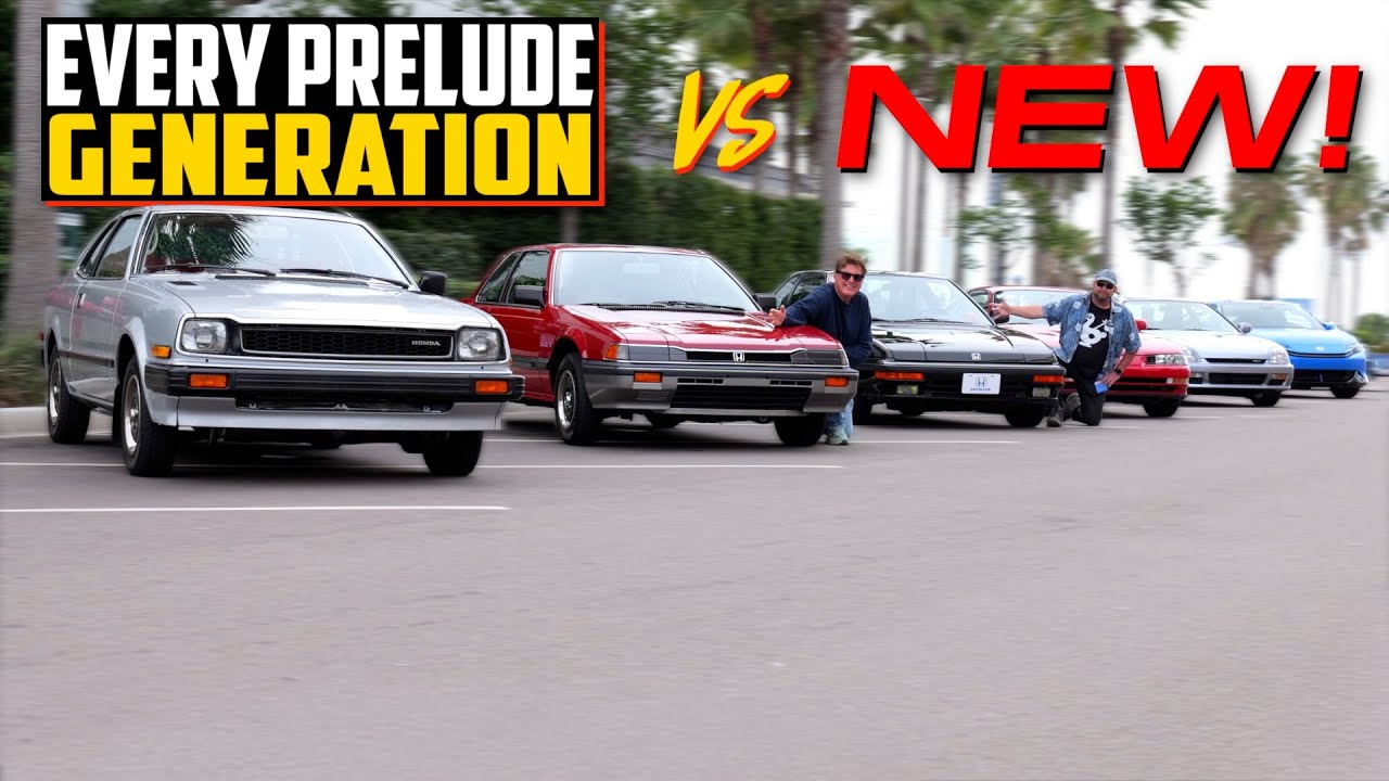 Exploring Every Generation of the Iconic Honda Prelude: From 1979 to 2026