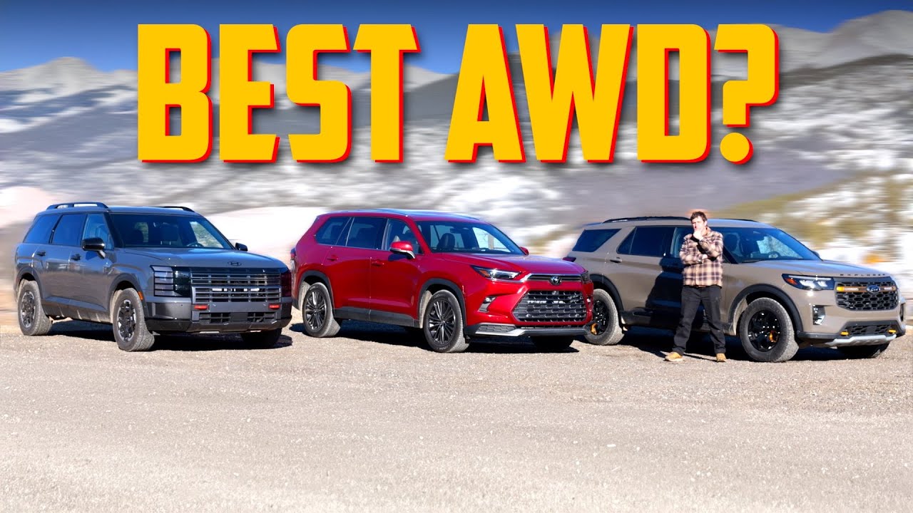 Best AWD 3-Row SUVs Compared: Hyundai Palisade, Toyota Grand Highlander, and Ford Explorer