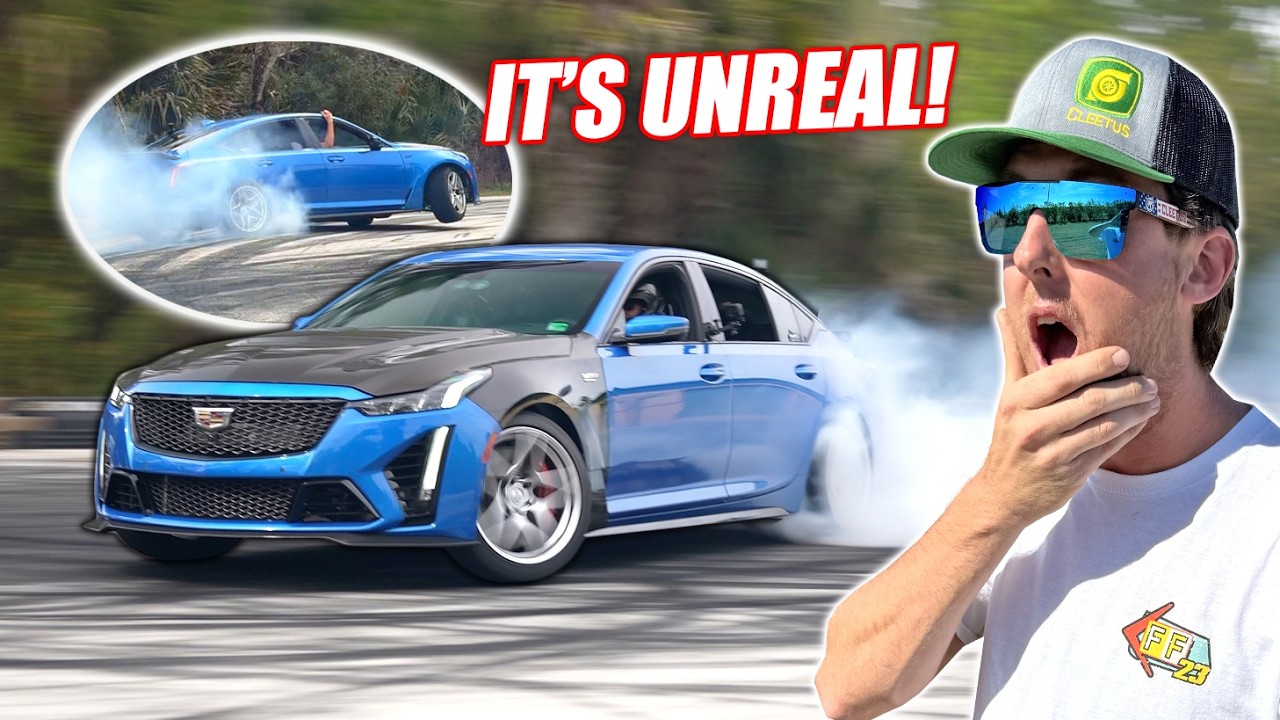 Inside the World’s First Cadillac CT5-V Blackwing Drift Car Build