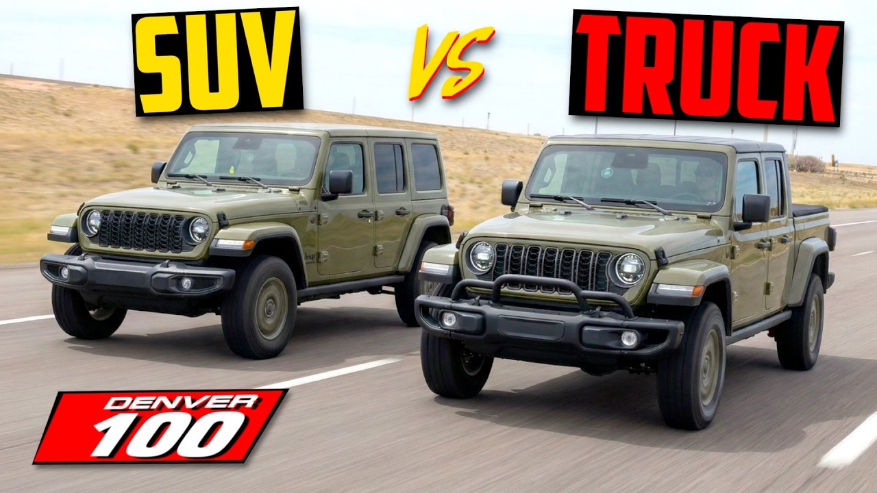 Jeep Wrangler vs Gladiator Fuel Economy and Cost Comparison