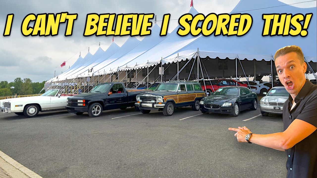 Florida Auction Finds - Buying 5 Unique Used Cars in Orlando